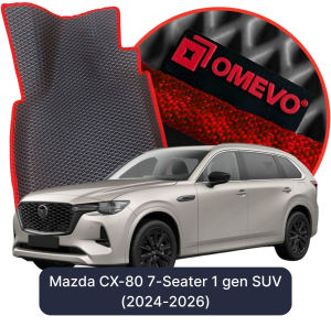 OMEVO 5D Pro EVA Mats for Mazda CX-80 7-seater 1st gen SUV (2024-2025)