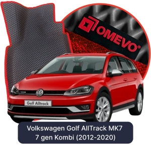 OMEVO 5D Pro EVA Mats for Volkswagen Golf AllTrack MK7 7 gen (2012-2020)