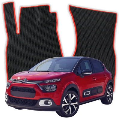OMEVO EVA car mats for Citroën C3 3 gen Hatchback 5 doors (2016-2024)