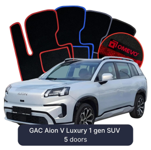 OMEVO Velour Car Mats for GAC Aion V Luxury 1 gen SUV 5 doors (2023-2026)
