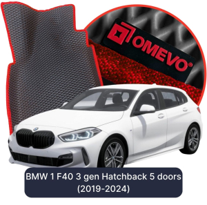 OMEVO 5D Pro EVA Mats for BMW 1 F40 3 gen Hatchback 5 doors (2019-2024)