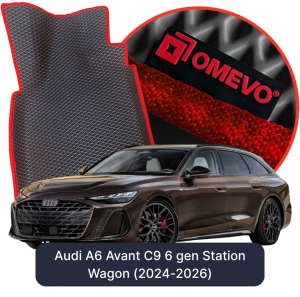 OMEVO 5D Pro EVA Mats for Audi A6 Avant C9 6 gen Wagon (2024-2026)