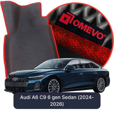 OMEVO EVA car mats for Audi A6 C9 6 gen Sedan (2024-2025)