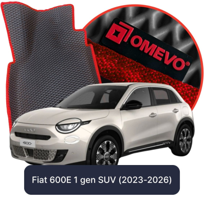 OMEVO EVA car mats for Fiat 600E Electric 1 gen SUV (2023-2025)
