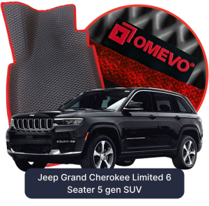 OMEVO 5D Pro EVA Mats for Jeep Grand Cherokee Limited 6-Seater 5 gen SUV (2021-2025)