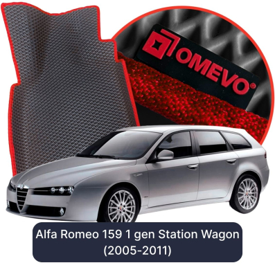 OMEVO EVA car mats for Alfa Romeo 159 1 gen Wagon (2005-2011)
