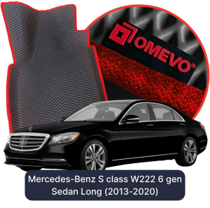 OMEVO 5D Pro EVA Mats for Mercedes-Benz S class W222 6 gen Sedan (2013-2020)