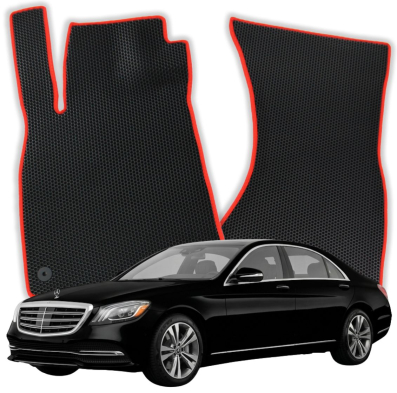 OMEVO EVA car mats for Mercedes-Benz S Class W222 6 gen Sedan Long (2013-2020)