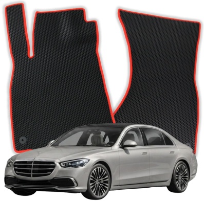 OMEVO EVA car mats for Mercedes-Benz S Class 5 Seater W223 7 gen Sedan Long (2020-2023)