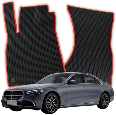 OMEVO EVA car mats for Mercedes-Benz S Class 4 Seater W223 7 gen Sedan Long (2020-2023)