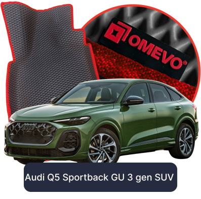 OMEVO EVA car mats for Audi Q5 Sportback e-hybrid GU 3 gen SUV (2024-2026)