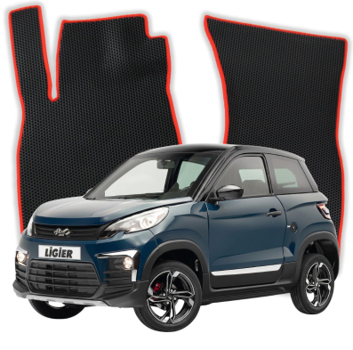 OMEVO EVA car mats for Ligier JS60 1 gen Hatchback 3 doors (2012-2026)