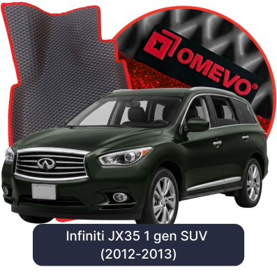 OMEVO EVA car mats for Infiniti JX35 1 gen SUV (2012-2013)