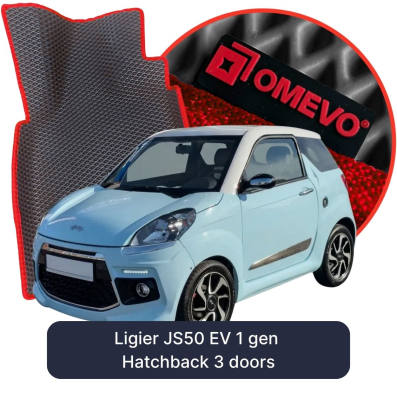 OMEVO EVA car mats for Ligier JS50 EV 2 gen Hatchback 3 doors (2024-2026)