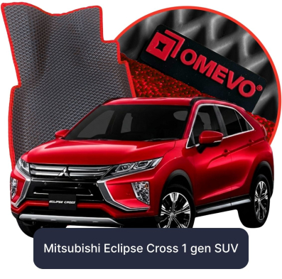 OMEVO EVA car mats for Mitsubishi Eclipse Cross 1 gen SUV (2018-2025)