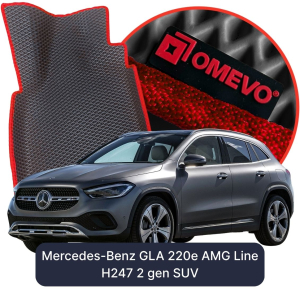 OMEVO 5D Pro EVA Mats for Mercedes-Benz GLA 220e AMG Line H247 2 gen SUV (2020-2026)