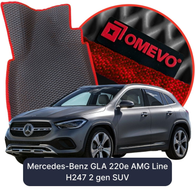 OMEVO EVA car mats for Mercedes-Benz GLA 220e AMG Line H247 2 gen SUV (2020-2026)