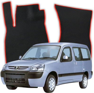 OMEVO EVA car mats for Peugeot Partner M59 1 gen Minivan 3 doors (1996-2010)