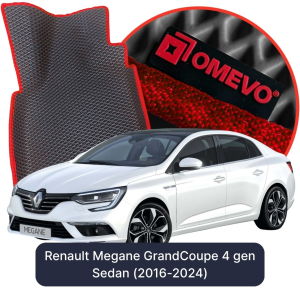 OMEVO 5D Pro EVA Mats for Renault Megane GrandCoupe 4 gen Sedan (2016-2024)