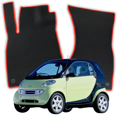 OMEVO EVA car mats for Smart Fortwo 1 gen Coupe (1998-2007)