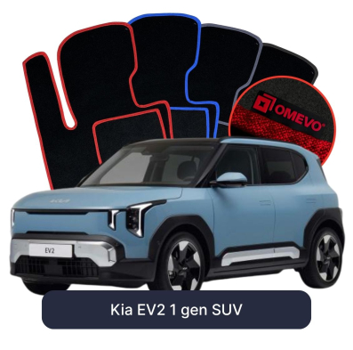 Velour car mats OMEVO for Kia EV2 1 gen SUV (2025-2026)