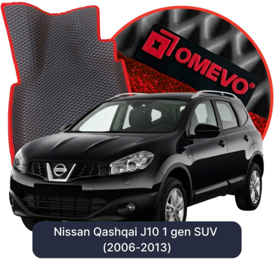 OMEVO EVA car mats for Nissan Qashqai J10 1 gen SUV (2006-2013)