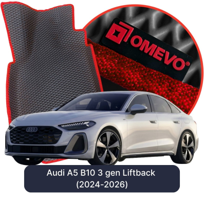 OMEVO EVA car mats for Audi A5 B10 3 gen Liftback (2024-2025)
