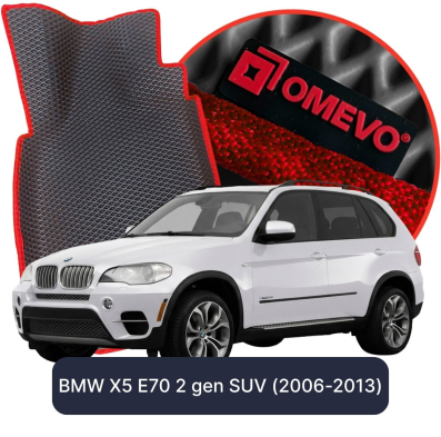 OMEVO EVA car mats for BMW X5 E70 2 gen SUV (2006-2013)