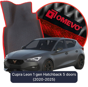 OMEVO 5D Pro EVA Mats for Cupra Leon 1 gen Hatchback 5 doors (2020-2025)