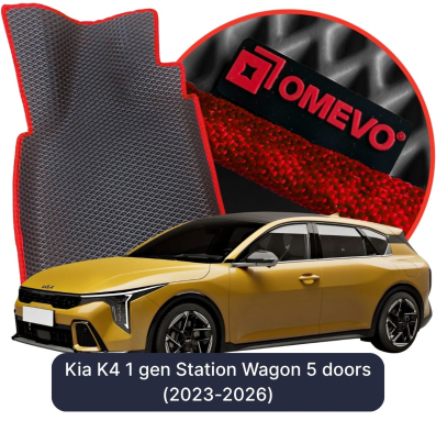 OMEVO EVA car mats for Kia K4 1 gen Station Wagon 5 doors (2023-2026)