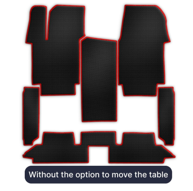 OMEVO EVA car mats for Volkswagen Multivan T7 7 gen Minibus Short (2021-2025)