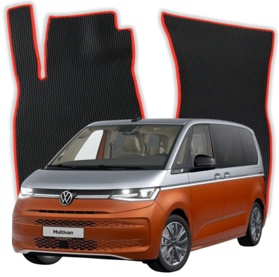 OMEVO EVA car mats for Volkswagen Multivan T7 7 gen Minibus Short (2021-2025)