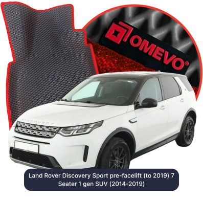 OMEVO EVA car mats for Land Rover Discovery Sport pre-facelift (to 2019) 7 Seater 1 gen SUV (2014-2019)