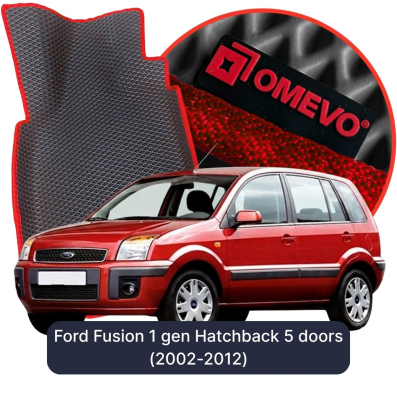 OMEVO EVA car mats for Ford Fusion 1 gen Hatchback 5 doors (2002-2012)