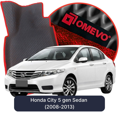 OMEVO EVA car mats for Honda City 5 gen Sedan (2008-2013)