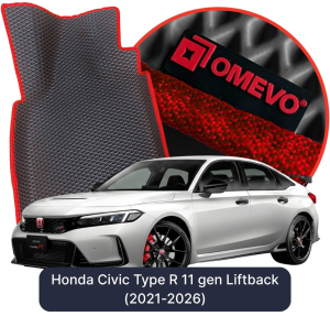 OMEVO 5D Pro EVA Mats for Honda Civic Type R 11 gen Liftback (2021-2025)