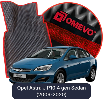 OMEVO EVA car mats for Opel Astra J P10 4 gen Sedan (2009-2020)