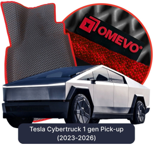 OMEVO 5D Pro EVA Mats for Tesla Cybertruck 1 gen Pick-up (2023-2026)