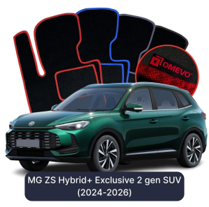 OMEVO Velour Car Mats for MG ZS Hybrid+ Exclusive  2 gen SUV (2024-2026)