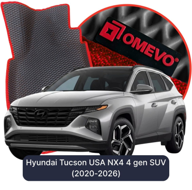 OMEVO EVA car mats for Hyundai Tucson USA NX4 4 gen SUV (2021-2025)