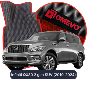 OMEVO 5D Pro EVA Mats for Infiniti QX80 2 gen SUV (2010-2024)