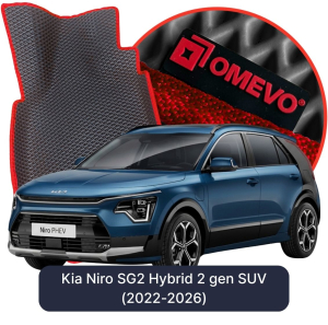 OMEVO 5D Pro EVA Mats for Kia Niro SG2 Hybrid 2 gen SUV (2022-2025)