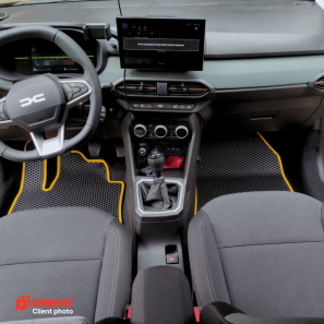 OMEVO EVA car mats for Dacia Sandero Stepway Extreme LPG 3 gen Hatchback 5 doors (2020-2026)