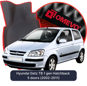 OMEVO 5D Pro EVA Mats for Hyundai Getz TB 1 gen Hatchback 5 doors (2002-2011)