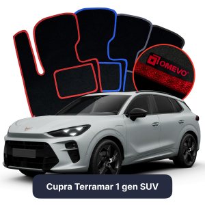 OMEVO Velour Car Mats for Cupra Terramar 1 gen SUV (2024-2025)