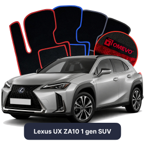 OMEVO Velour Car Mats for Lexus UX ZA10 1 gen SUV (2018-2025)