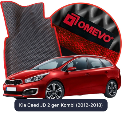 OMEVO EVA car mats for Kia Ceed JD 2 gen Wagon (2012-2018)