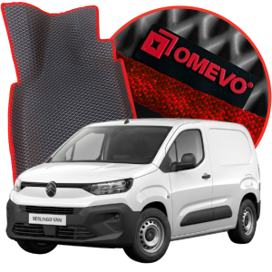 OMEVO 5D Pro EVA Mats for Citroën Berlingo 3-person 3 gen VAN (2018-2026)