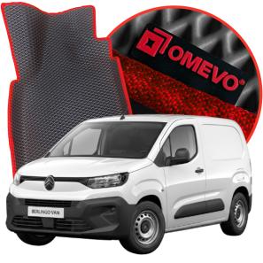 OMEVO EVA car mats for Citroën Berlingo 3-person 3 gen VAN (2018-2026)