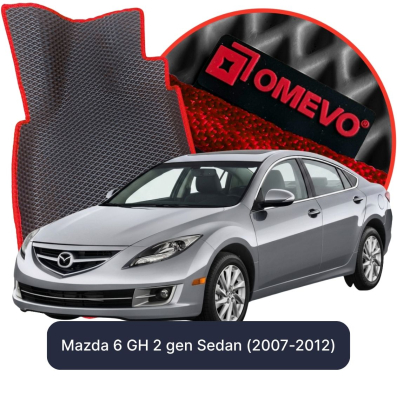OMEVO EVA car mats for Mazda 6 GH 2nd gen Sedan (2007-2012)